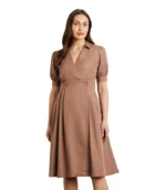 Symbol Premium Women's 'Desk-to-Dinner' Fit & Flare Wrap Dress