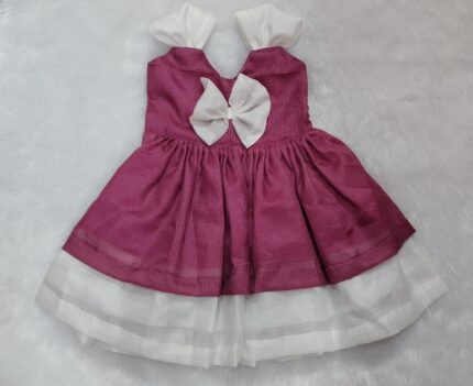 Sleeveless Net Frock