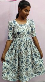 Soft Floral Cotton Dress - Image 2