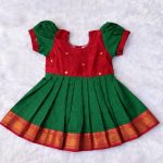 Green Maroon Frock - Image 2